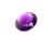 Edelstein Amethyst violett rund 6,81 ct