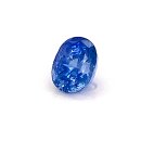 Edelstein Saphir blau oval natürlich 1,74 ct