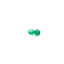 Edelstein Smaragd Paar oval 0,57 ct