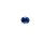 Edelstein Saphir blau oval 0,83 ct