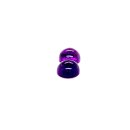 Edelstein Amethyst violett rund Cabochon 6,70 ct