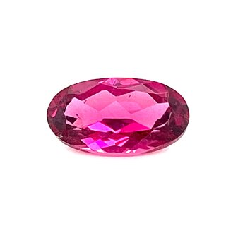 Edelstein Granat rot oval 3,25 ct