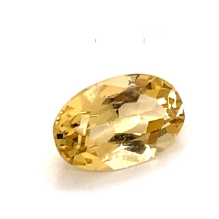 Goldberyll gelb-orange oval 1,30 ct