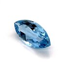 Aquamarin navette blau 2,60 ct